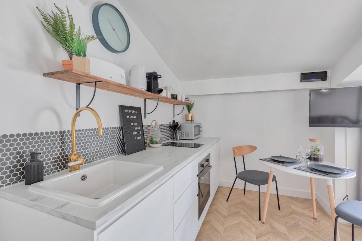 Appartement Renove Proche Arc Triomphe - 2P ปารีส ภายนอก รูปภาพ
